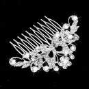 Fashion Crystal Butterfly Wedding Hair Comb Bridal Headpieces Hair Pieces