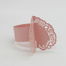 50pcs Love Shape Napkin Buckle Serviette Ring Decor Table Party Light Pink