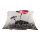 Retro Chinese Ink Painting lotus and lotus pattern cushions sets of sofa pi I5D7