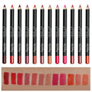 12pcs /12Colors Professional Lipliner Makeup Waterproof Lip Liner Penc XWI