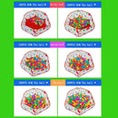 50PCS Eco-Friendly Colorful Soft Plastic Ocean Wave Ball Baby Toys  A