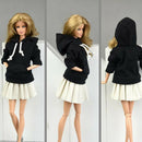 1:6 Scale Fashion Long Sleeve Hoodie and Short Pants For Blythe BJD Baby Girl