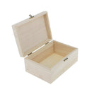 Wood Jewelry Storage Unfinished Box Home Trinkets Organizer Display