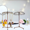 Iron Windmill Earring Display Rack Bracelet Necklace Stand Jewelry Showcase