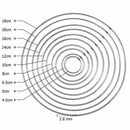 10Pcs Dream Catcher DIY Hoop Strong Metal Dream Catcher Dreamcatcher Ring M S8W3