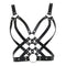 Womens Leather Body Chest Harness Belt Rivet Cage Bra Strap Metal  Party
