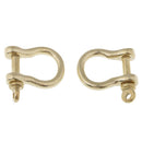 30mm Brass Metal D-Ring  Rings for Straps Bag Making Leathercraft