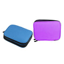 2Pcs Crochet Hook Case Organizer Bag with Double Zipper for Knitting Crafts
