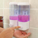 500ml Bathroom Wall Mounted Soap Dispenser Transparent Shower Shampoo Liqui Z8O9