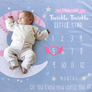 Cartoon Moon Little Stars Printing Background Backdrop Newborn Photography Props