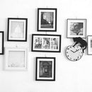 1X(Wall Stickers Wallstickers Cute Footprints Acrylic Clock Modern Home Dec