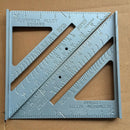 Rustproof Square Metal 90 Degrees Wear Resistant Durable Angle Triangle Ruler