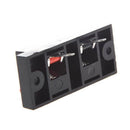2 Pcs Red Black Spring Loaded Speaker Terminal Plate D1E2