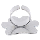 Nail Art Metal Finger Ring Palette Color Painting Pigment Holder nail art ToMO