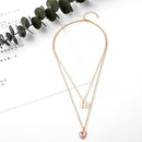 Fashion Multi-layer Necklace Women Butterfly Pendant Clavicle Chain Jewelry