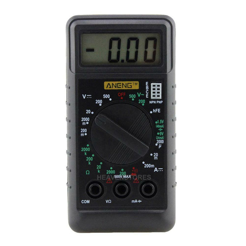 Mini Dmm LCD AC Dc Digital Voltmeter Amperemeter Ohm Multimeter Volt Tester W/