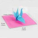 Origami Paper 50 Vivid Colors Double-Sided 200 Sheets Premium Quality 15cmx