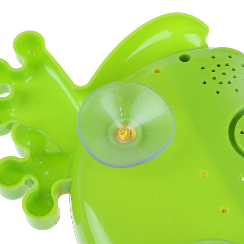 Bubble machine big frog automatic bubble maker blower music bath toys for baby Z
