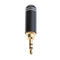 4x 2.5mm Stereo Male Adapter Jack Plug DIY Solder 3 Pole Audio Connector