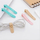 5X(4Pcs Silicone Strap Earphone Storage Tape Power Line Data Cable Tie Out G8G5)