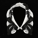 Women Bowknot Faux Collar Detachable Collar Decor Easy to Wear and Take off