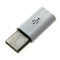10pcs White USB 3.1 Type-C Male to Micro USB Female Converter Adapter Universal