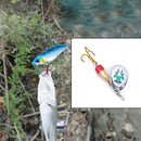 Fishing Lures Artificial Bait Metal Bionic Tackle Rotate Sequins Spinner  Z