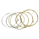 Set 6 Metal Strings for Acoustic Guitar 1 Meter 1M New