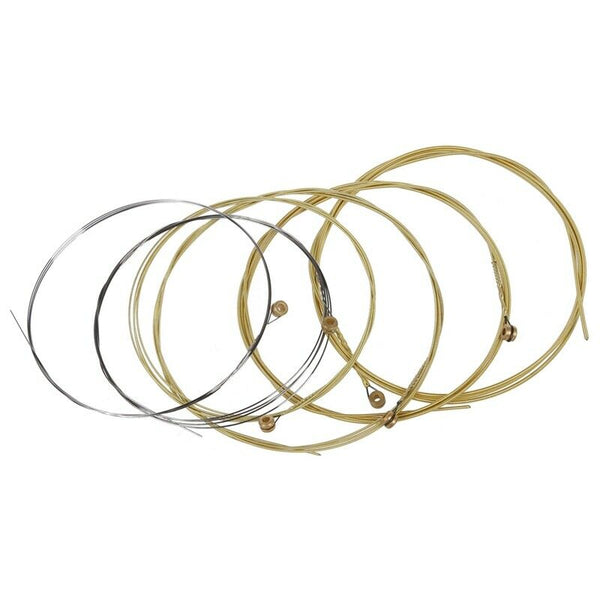Set 6 Metal Strings for Acoustic Guitar 1 Meter 1M New