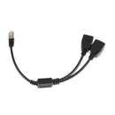 RJ45 Splitter Extension Ethernet Connector