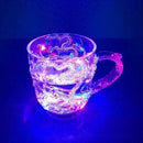 Glass Beer Mug Dragon LED Inductive Rainbow Color Flashing V2B5 Light Glow J9L1