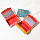 Double Support Lipstick Case Holder With Mirror Inside & Snap-On Closure B Gw