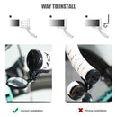 Bike Bicycle Cycling Rear View Safety Mirror Bar End Black Handbar Road E5R7