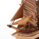 Creative Gifts Music Boxes Shaped Fishing Boat Handmade Craft Game For Children