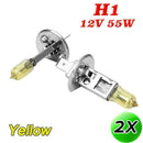 55W H1 Halogen Bulb Yellow 3000K Quartz Glass Car Head Light Auto Light Y4I1