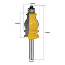 8mm Shank Finger Joint Glue Router Bit Carbide Woodwork Cutter Tool Fishtail