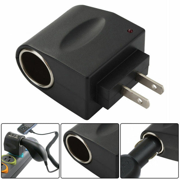 110V-220V AC Wall US Plug to 12V DC Car Charger Power Socket Converter Adapter
