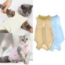 2 Pcs Suitical Recovery Suit for Dog - Blue/Yellow - Cotton Breathable