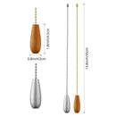 4 Pieces Ceiling Fan Chain Pulls Wooden Pull Chain Extension Pull Chain for T3H7