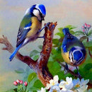 4 Pack Birds DIY 5D  Diamond Painting Kits Full Drill Cross Stitch Home Decor