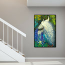 1000pcs Jigsaw Paper Puzzles White Peafowl Educational Toys for Adults Kids