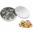 Cookie Cutter Stainless Steel 24 PCS Cookie Cake Cutters with Box DIY Mini