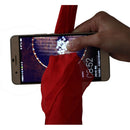 Magic Red Silk Scarf Thru Phone by Close-Up Street Magic Trick Show Prop ES