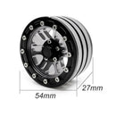 4PCS Metal Beadlock 1.9 Wheel Rim for 1/10 RC Rock Crawler TRX-4 TRX4 D90 D