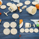 Emoticon Print Mooncake Mold Hand Press Cake Pastry Decor Kitchen Bake Tool