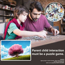 1000pcs Assembly Cherry Tree Jigsaws Picture Puzzles for Adults Children