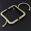 Bronze Purse Frame O-Ring Design Kiss Clasp Lock Handle Bag Making Supplies