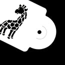 Giraffe Zebra Monkey Lion Cake Stencil Airbrush Painting Mold Cookie Mousse&f