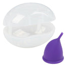 Medical Grade Silicone Menstrual Cup Box Female Health Product Round Storage  %o