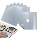 8pcs/set Gas Stove Cleaning Protection Pad Stovetop Protector Cover Mat A